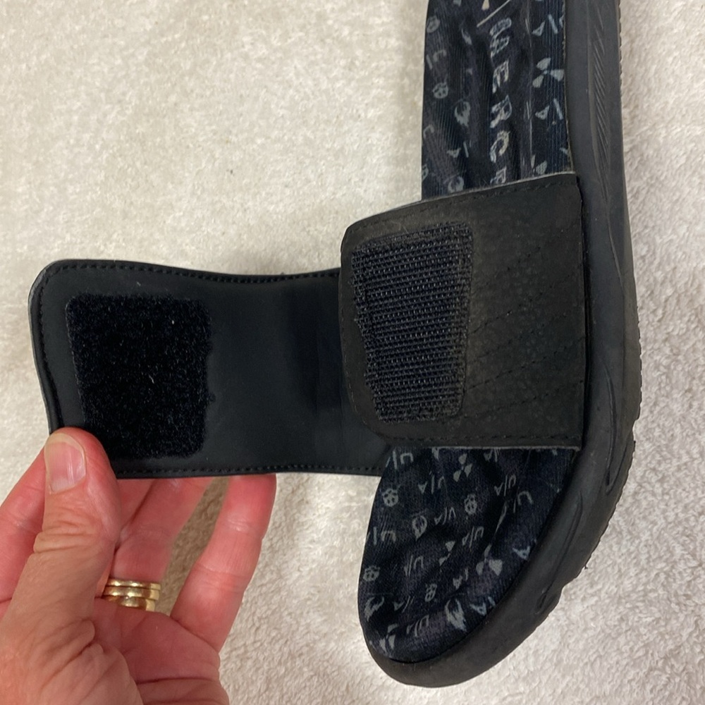 Under Armour mercenary unisex hook and loop slides size 3 - Picture 5 of 6